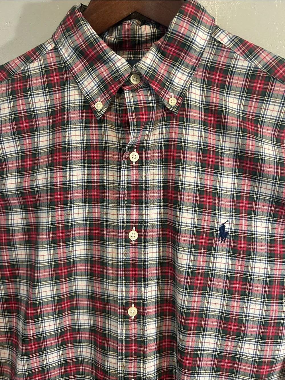 Polo Ralph Lauren collar pattern